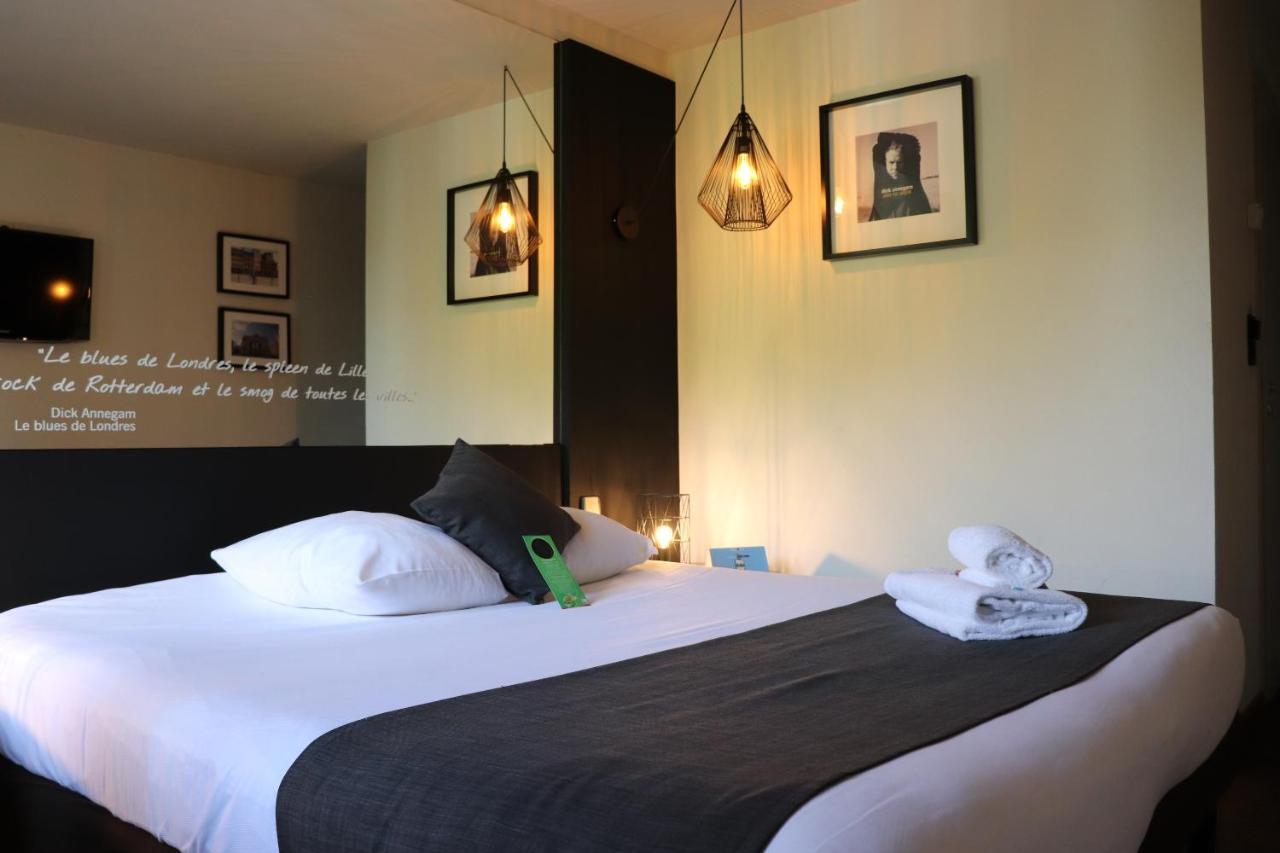 Logis Hotel Restaurant Des Acacias Lille Neuville En Ferrain Neuville-en-Ferrain Kültér fotó